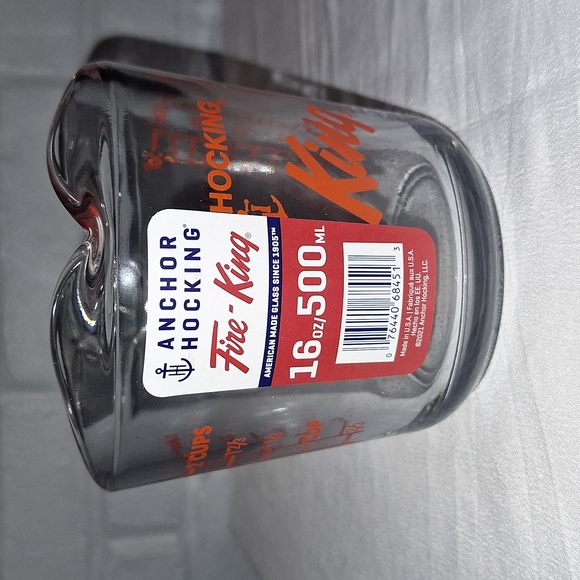⚓️ Anchor Hocking 2 cup (16 oz) glass measuring cup with handle and pour spout - Picture 1 of 8